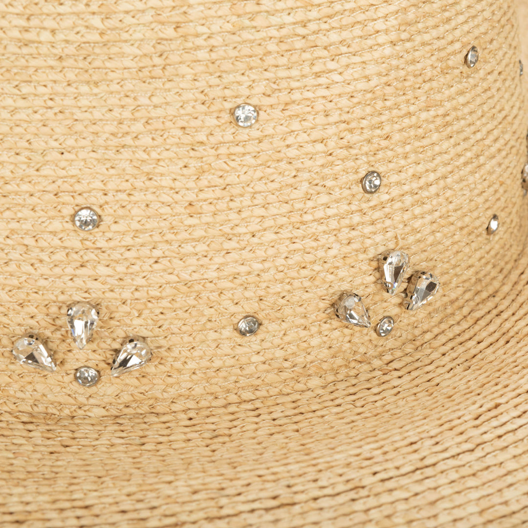 Glitz Wide Brim Fedora Sun Hat (RHL6571)