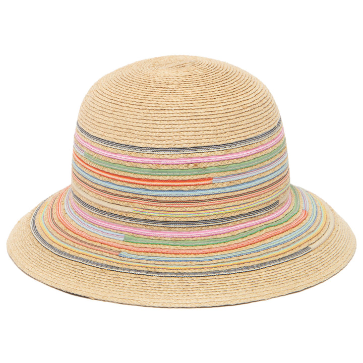 Milta - Mixed Crochet Raffia Bucket Hat