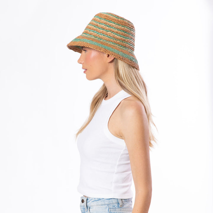 Daisy - Raffia Bucket Hat-BUCKET-San Diego Hat Company