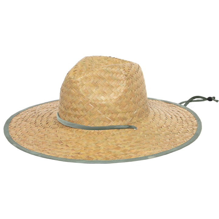 Mens Straw Lifeguard with Abstract Camo Under-brim (RSM5963)