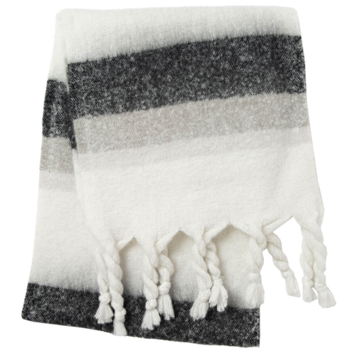 Harper - Woven Scarf with Tassled Ends (SC93177SDH)