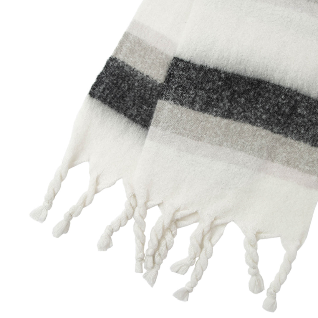 Harper - Woven Scarf with Tassled Ends (SC93177SDH)