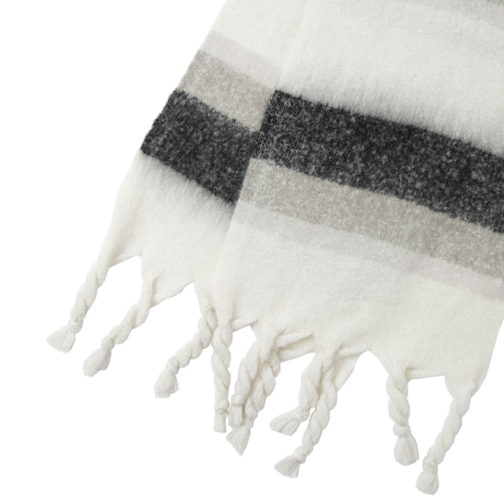 Harper - Woven Scarf with Tassled Ends (SC93177SDH)