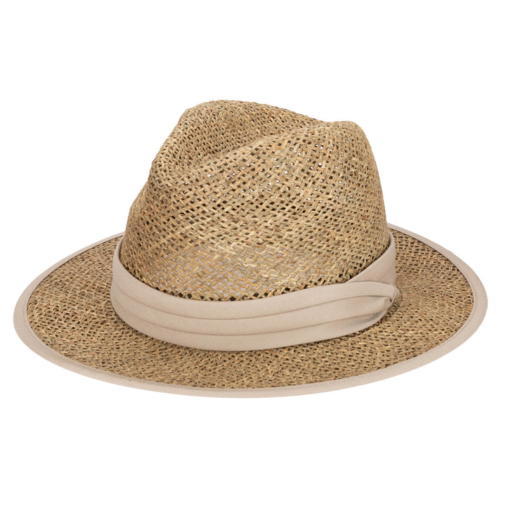 Mens Two Tone Rolled Brim Fedora (SGF2037)