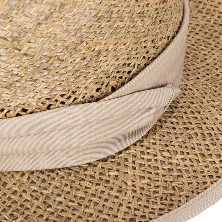Mens Two Tone Rolled Brim Fedora (SGF2037)