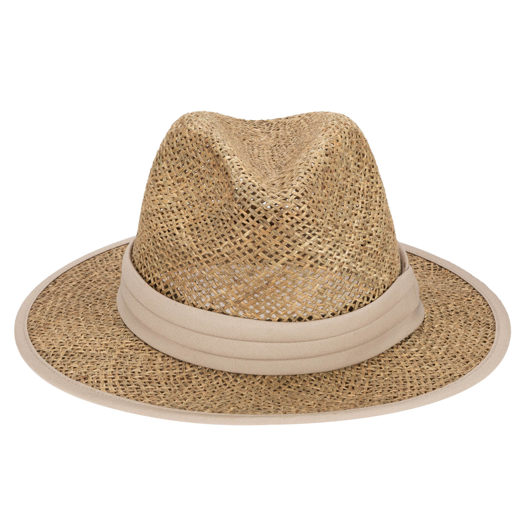 Mens Two Tone Rolled Brim Fedora (SGF2037)