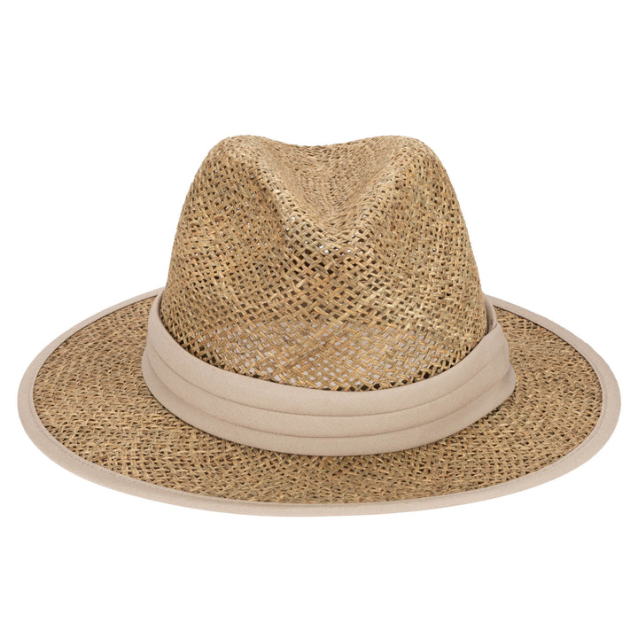 Mens Two Tone Rolled Brim Fedora (SGF2037)