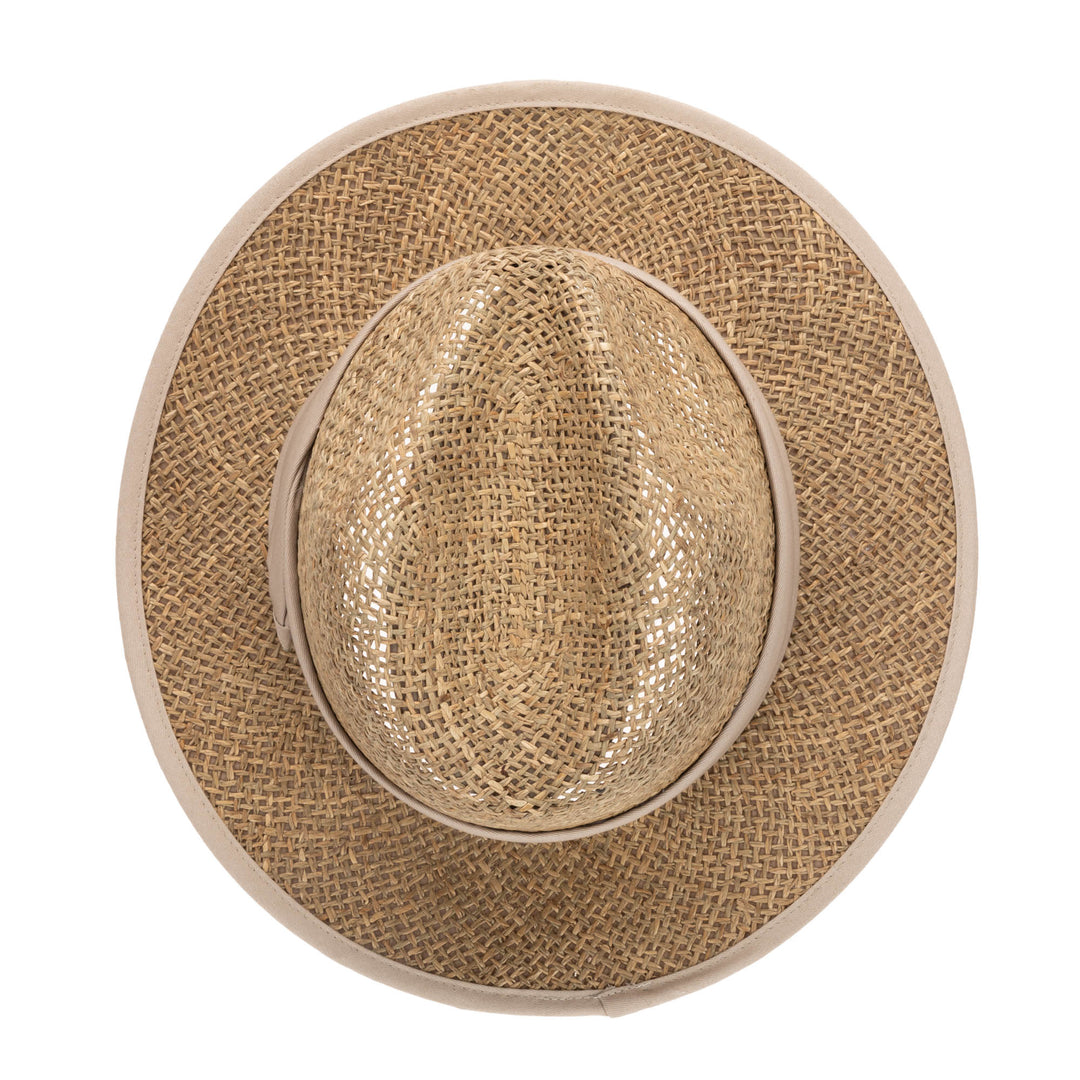 Mens Two Tone Rolled Brim Fedora (SGF2037)