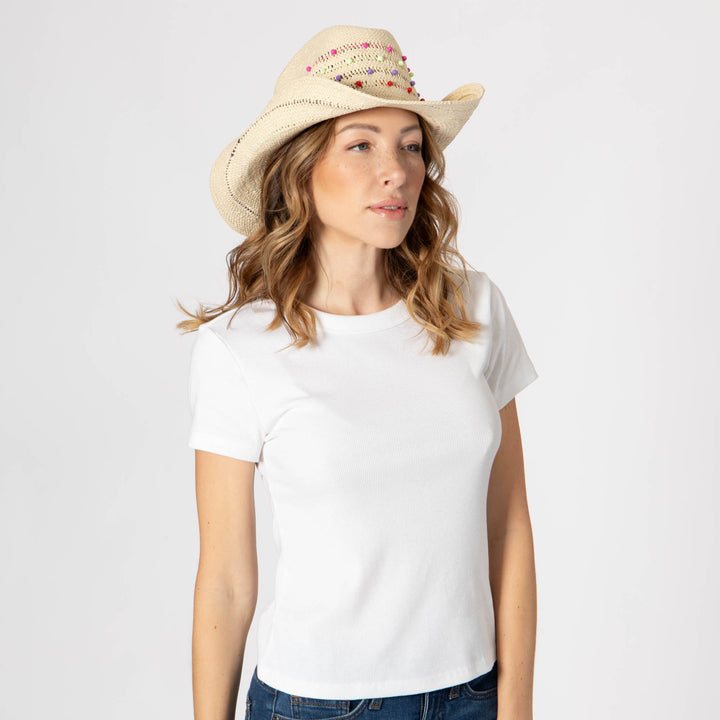 Santa Cruz - Woven Toyo Straw Cowboy
