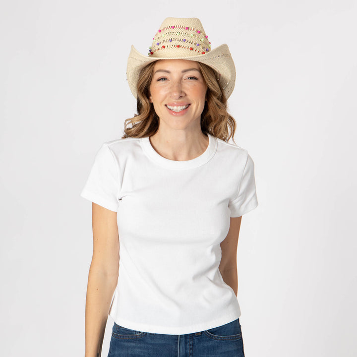Santa Cruz - Woven Toyo Straw Cowboy