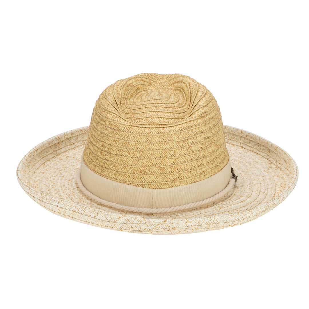 Mens Two Tone Ultrabraid Rolled Brim Fedora (UBF1202)