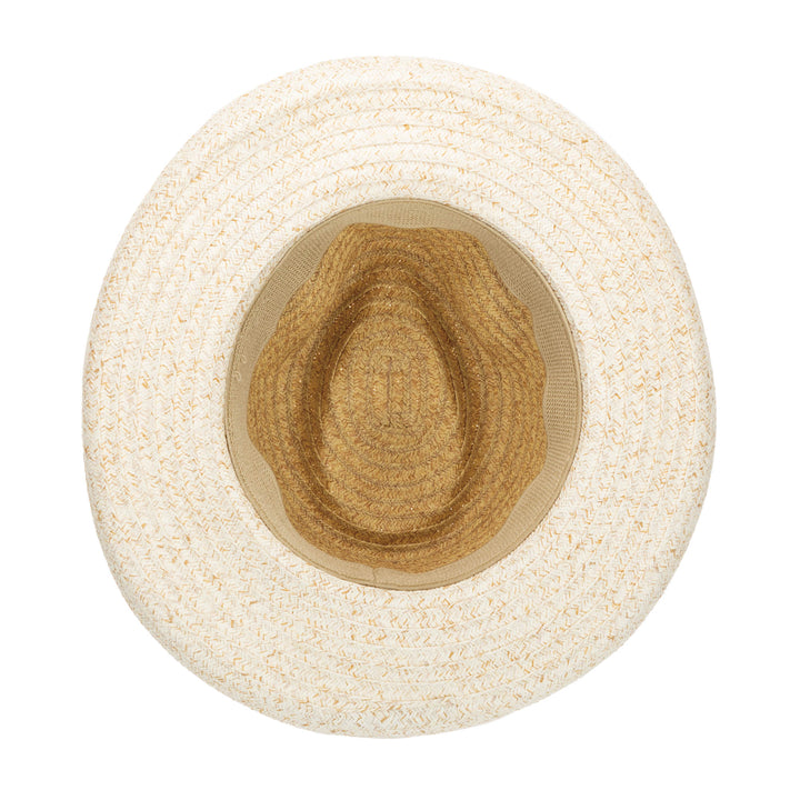 Mens Two Tone Ultrabraid Rolled Brim Fedora (UBF1202)