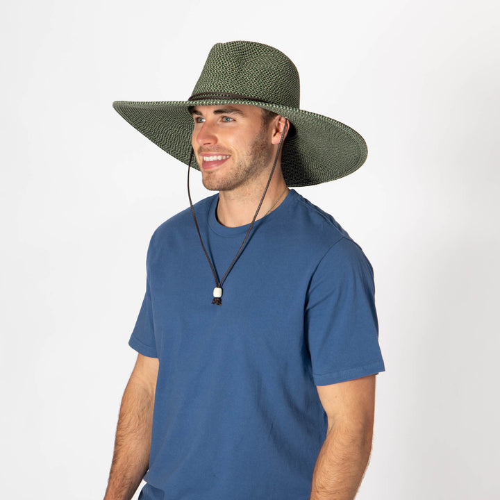 El Campo - Pinched Ultrabraid Wide Brim With Chin Cord (UBL420)