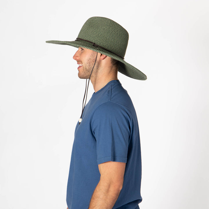 El Campo - Pinched Ultrabraid Wide Brim With Chin Cord (UBL420)