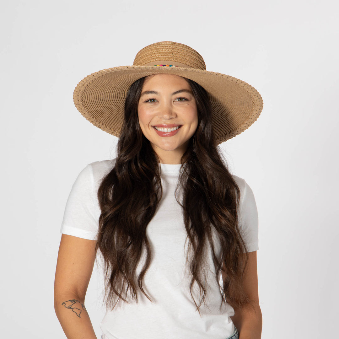 Fiesta - Round Crown Large Brim Sun Hat