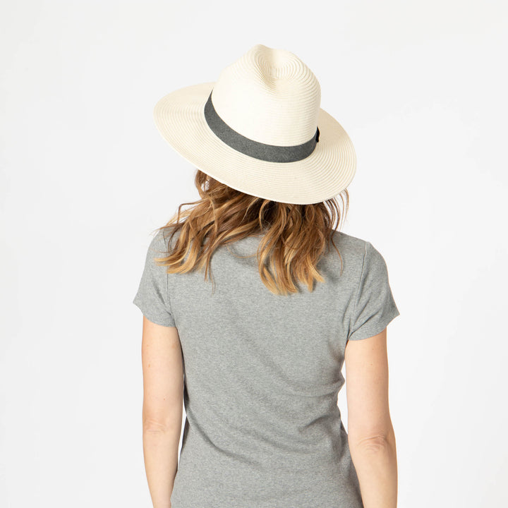 Out of Office -  Ultrabraid Fedora With Chambray Band (UBM4457)