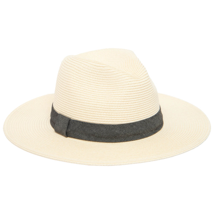 Out of Office -  Ultrabraid Fedora With Chambray Band (UBM4457)