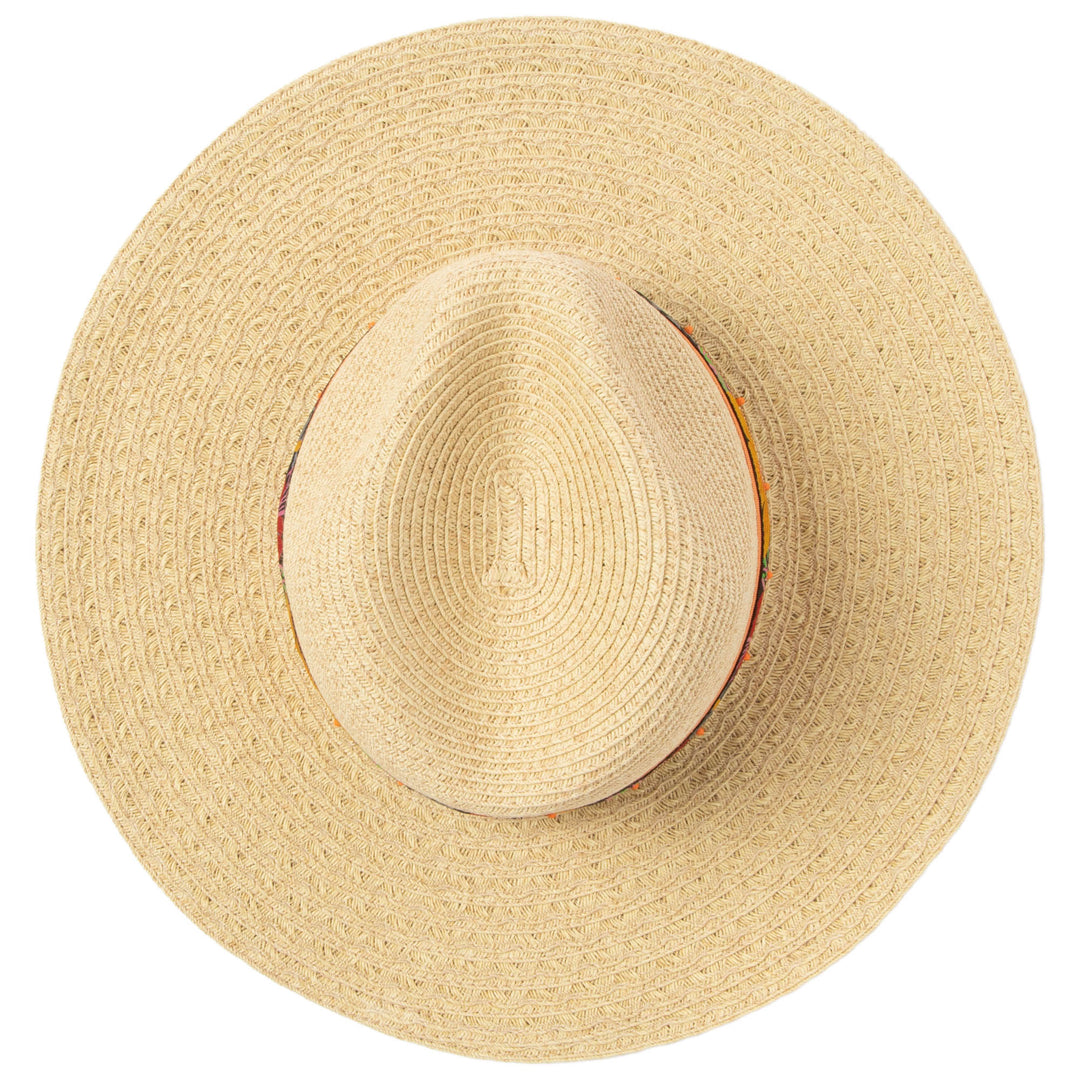 Flora - Mixed Ultrabraid Fedora with Floral Band
