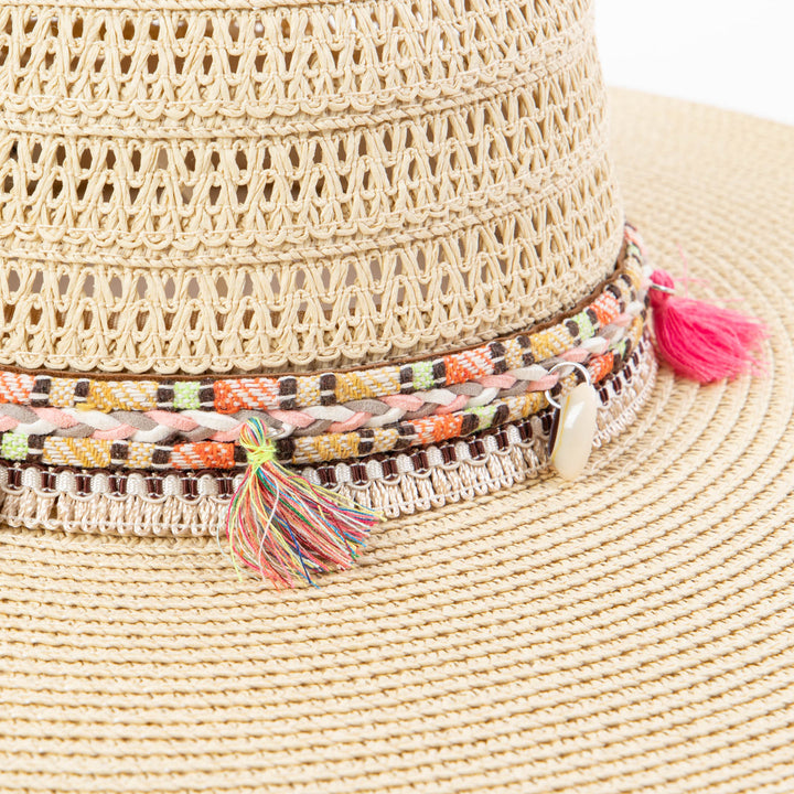 Maria - Open Weave Pattern Sun Hat