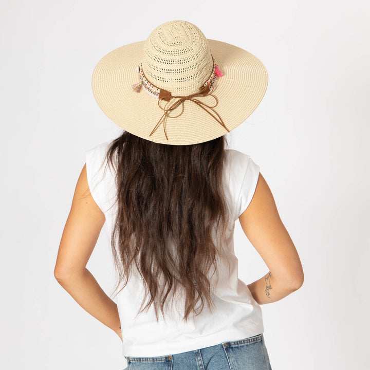 Maria - Open Weave Pattern Sun Hat