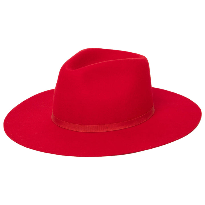 Lucy - Wool Felt Fedora with Tonal Grossgrain Band (WFH8256)