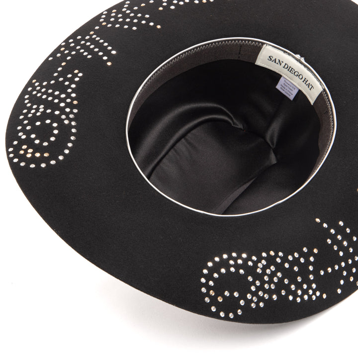 Wilson - Wool Felt Cowboy with Rhinestone Studded Band - WFH8257