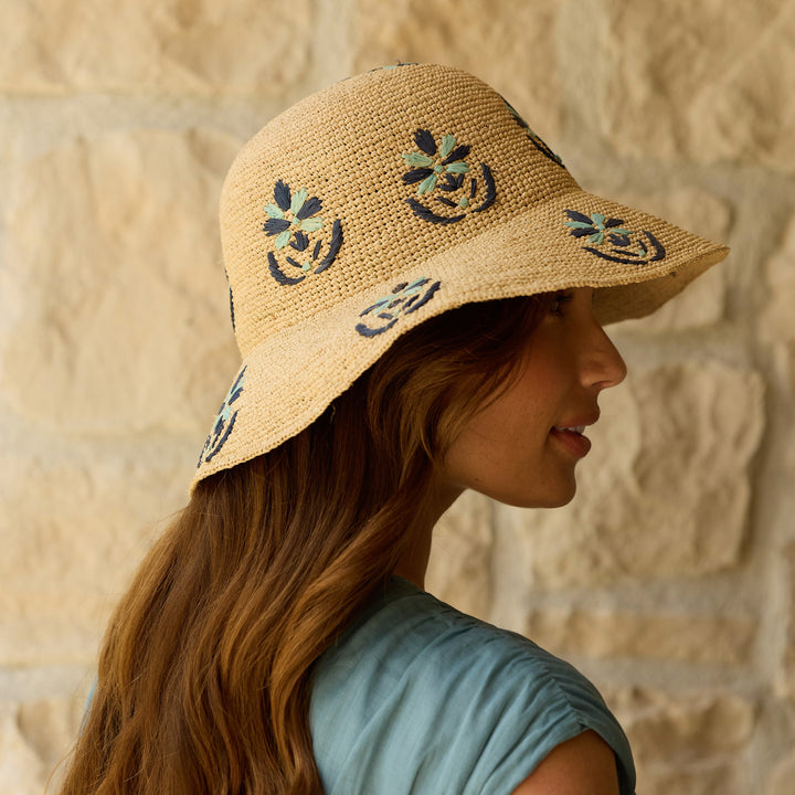 CAPSULE 1: Mikili Raffia Bucket (LIMITED EDITION)-San Diego Hat Company