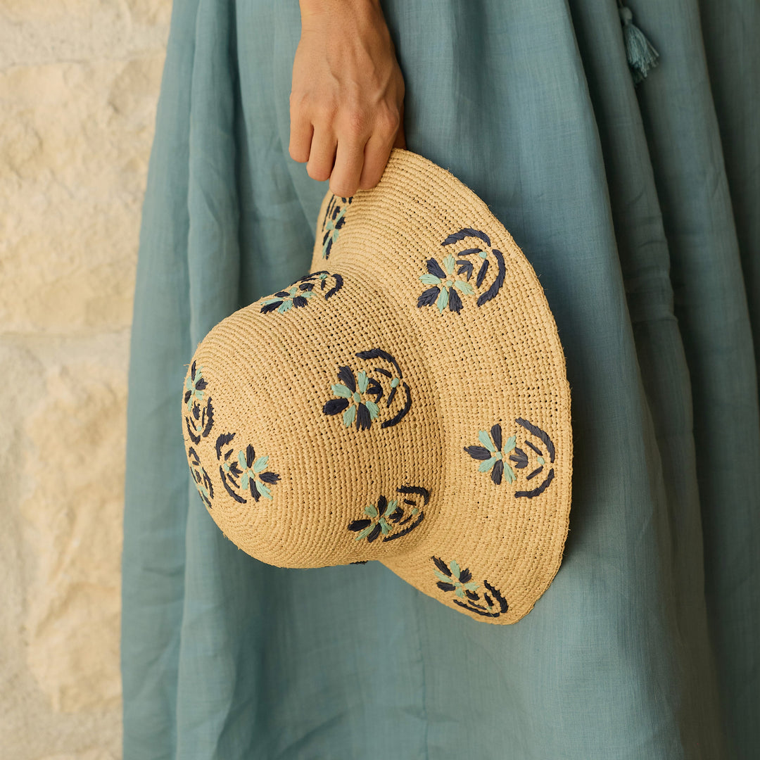 CAPSULE 1: Mikili Raffia Bucket (LIMITED EDITION)-San Diego Hat Company
