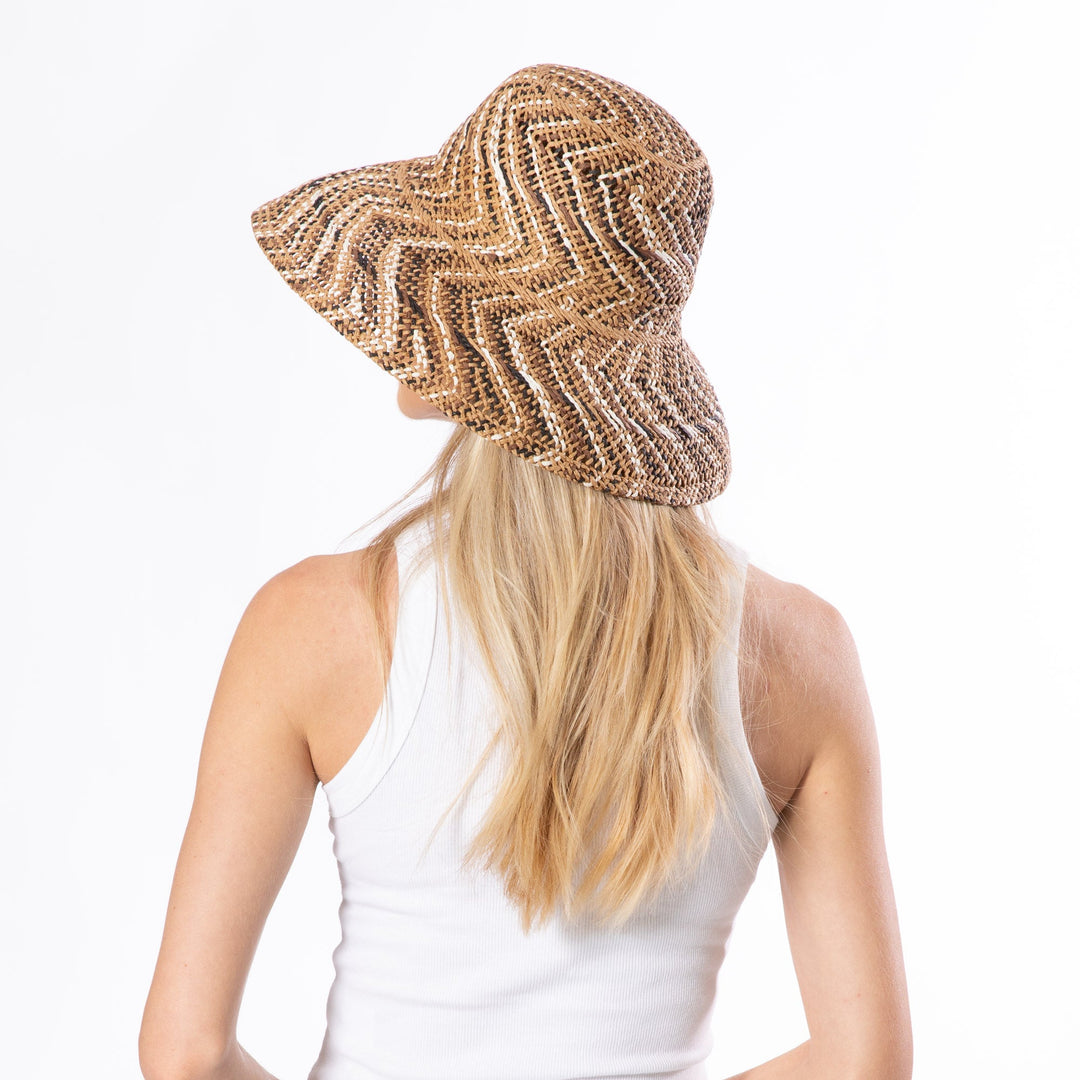 Briza - Paper Straw Open Weave Round Crown-ROUND CROWN-San Diego Hat Company