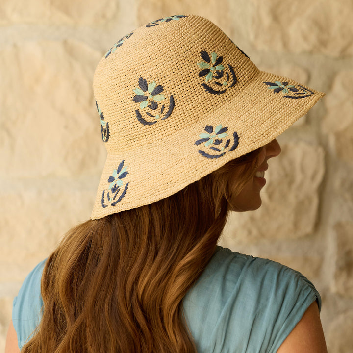 CAPSULE 1: Mikili Raffia Bucket (LIMITED EDITION)-San Diego Hat Company