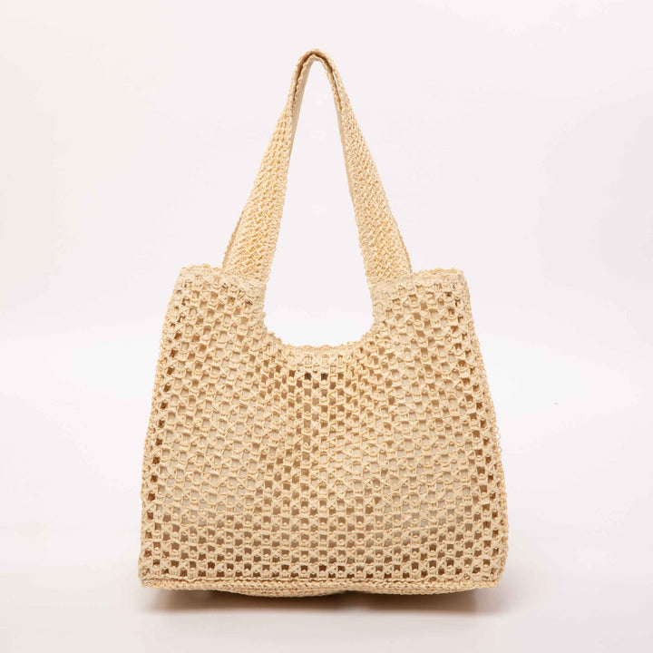 CAPSULE 3: Cora Crochet Raffia Hand Bag-BAG-San Diego Hat Company
