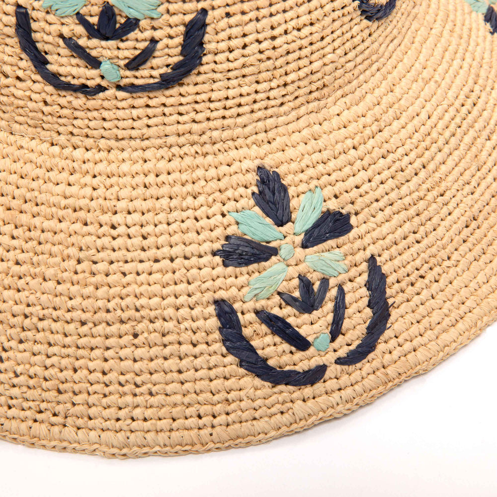 CAPSULE 1: Mikili Raffia Bucket (LIMITED EDITION)-San Diego Hat Company