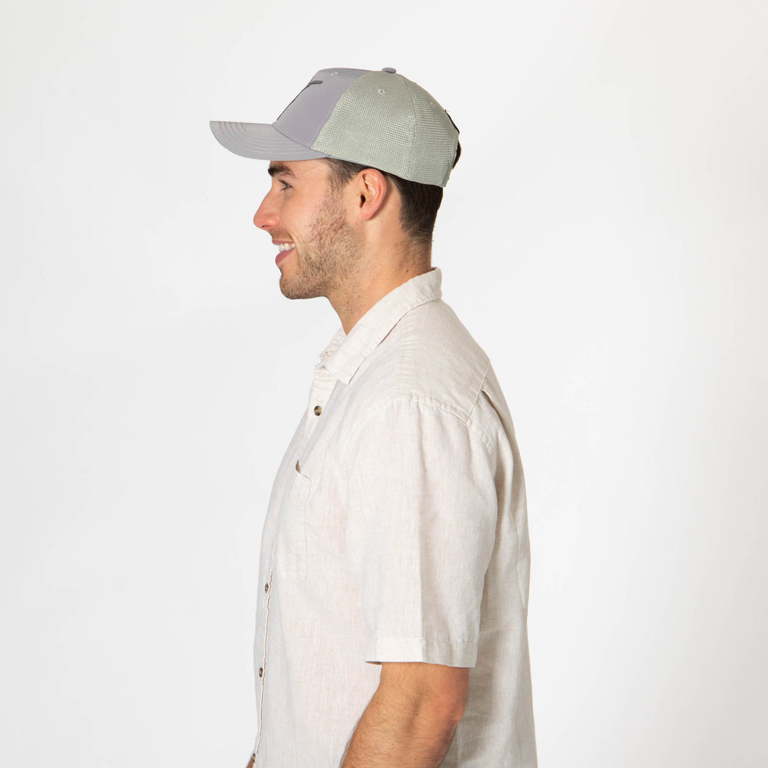 Water Performance - Mens Fish Patch Trucker Hat
