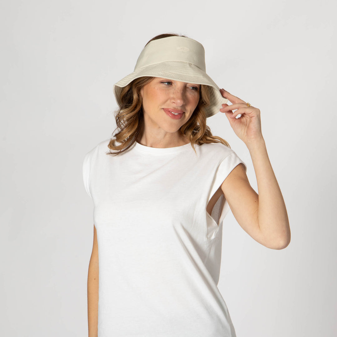 Full Brim Visor with Open Crown