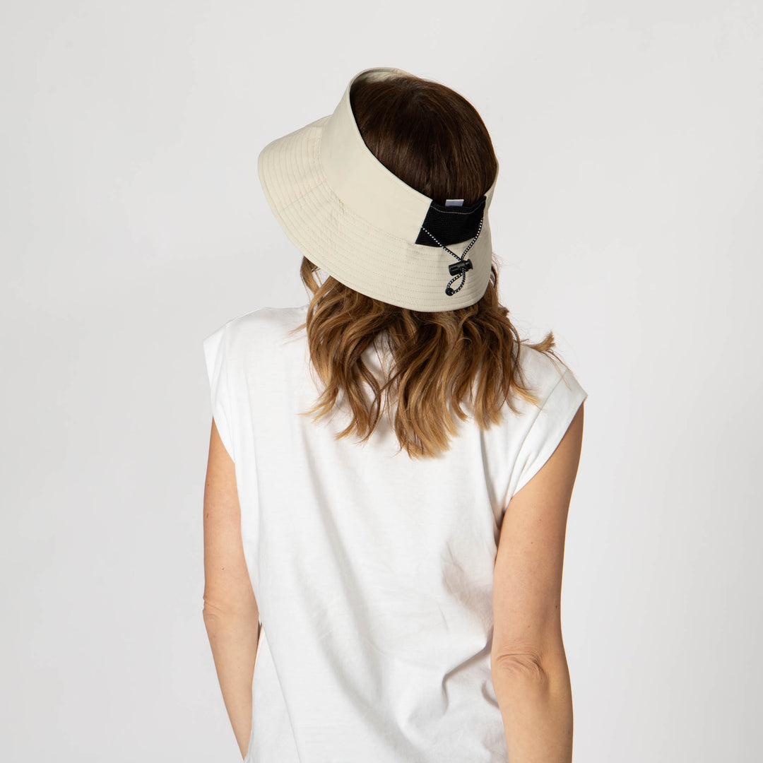 Full Brim Visor with Open Crown