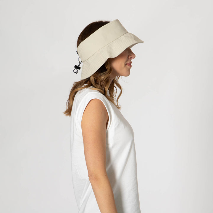 Full Brim Visor with Open Crown