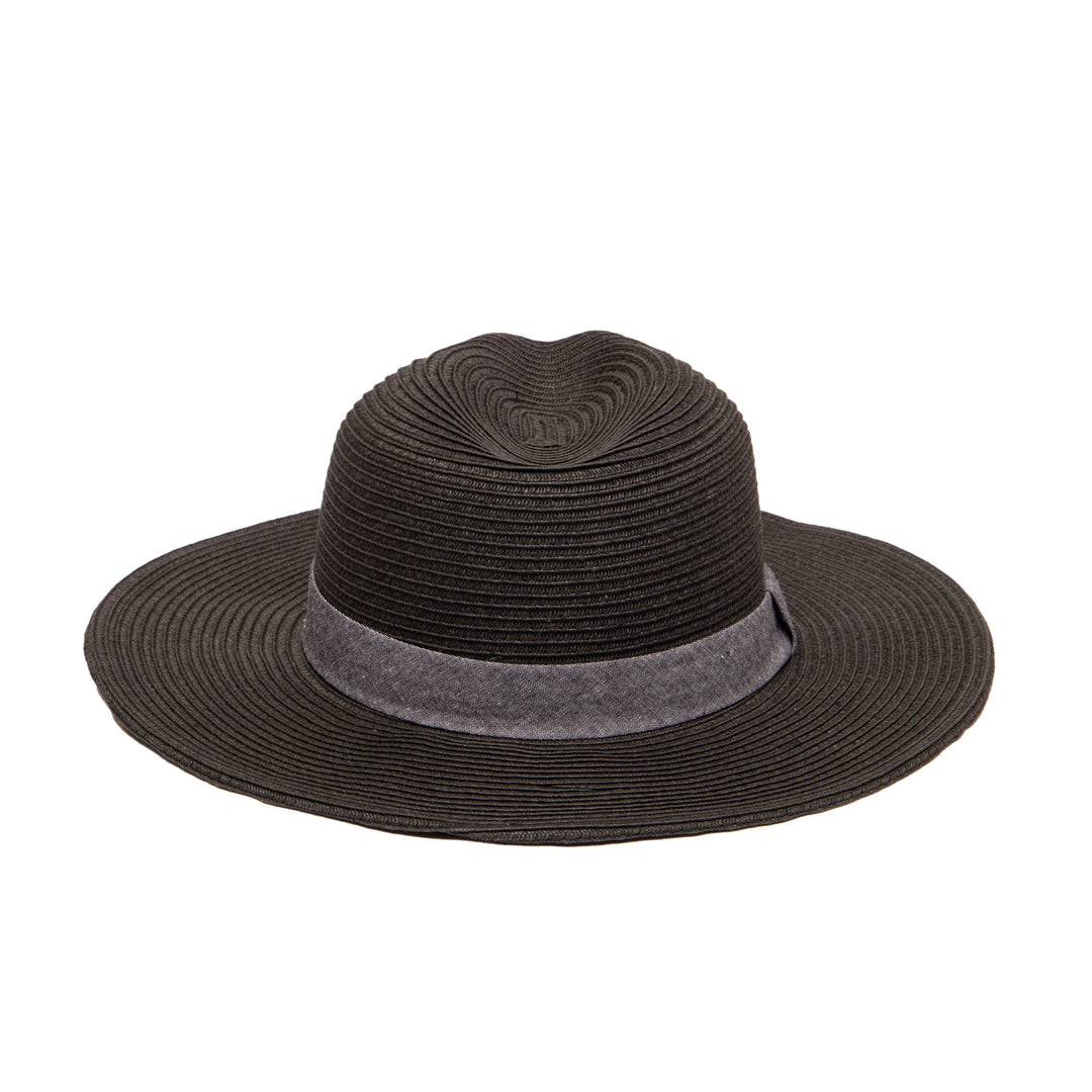 Out of Office -  Ultrabraid Fedora With Chambray Band (UBM4457)