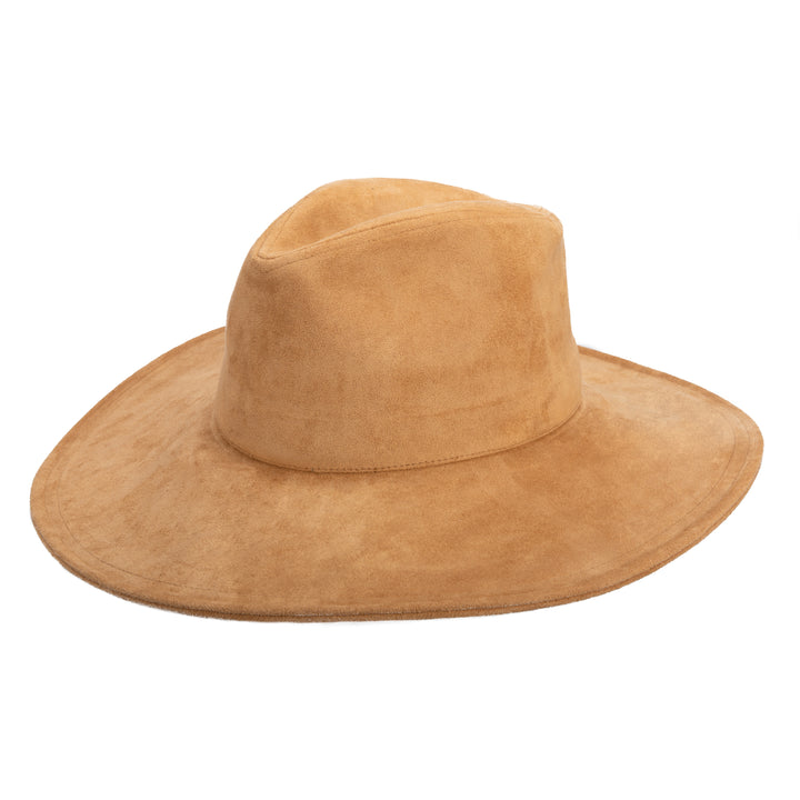 Pioneer - Cut &amp; Sew Faux Suede Fedora (CTH8280)