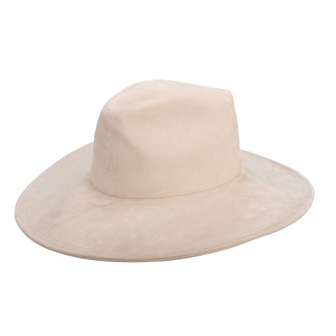 Pioneer - Cut &amp; Sew Faux Suede Fedora (CTH8280)
