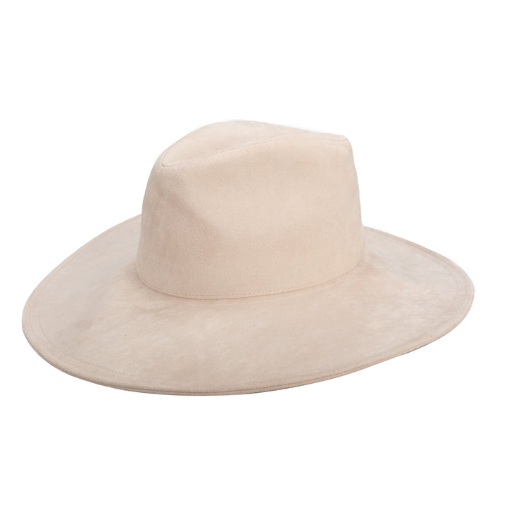 Pioneer - Cut &amp; Sew Faux Suede Fedora (CTH8280)