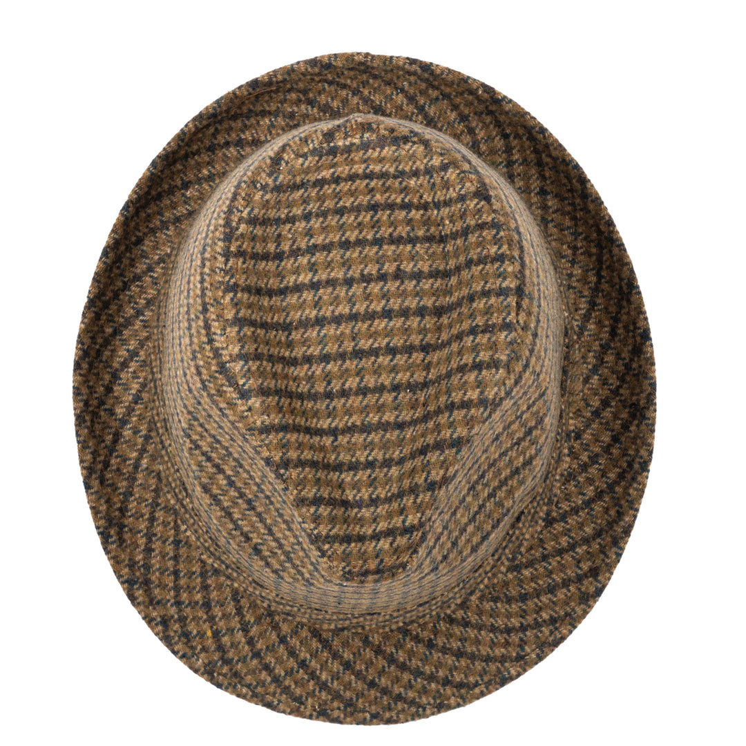 Houndstooth Plaid Fedora (CTH8304)