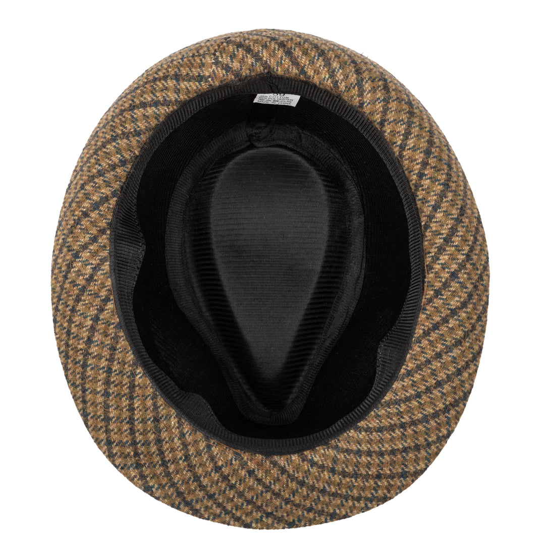 Houndstooth Plaid Fedora (CTH8304)