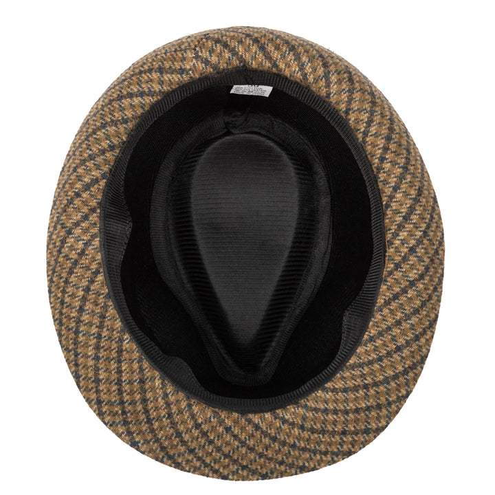 Houndstooth Plaid Fedora (CTH8304)