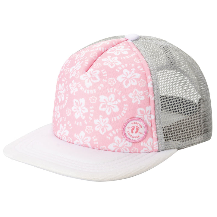 Hang Ten Kids Foam Front Screen Printed Trucker Hat - HTK3005