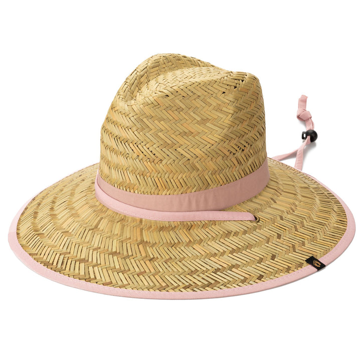 Hang Ten Lifeguard Hat with Pop Color Band and Binding Chin Cord - HTL1101