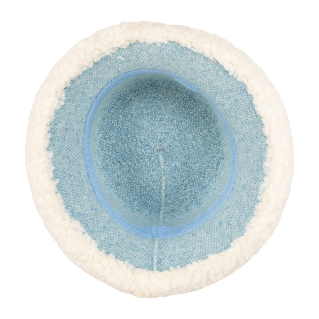 Burr Oak - Machine Knit Wool Blend Bucket with Shearling Edge (KNH1512)
