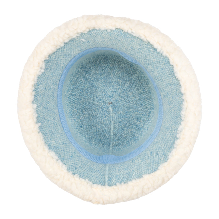 Burr Oak - Machine Knit Wool Blend Bucket with Shearling Edge (KNH1512)