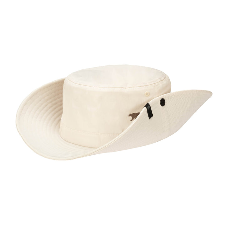 Outdoor Boonie Hat with Neck Flap and Adjustable Chin Cord