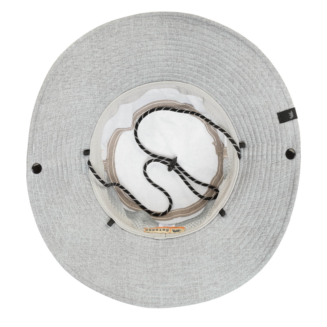 Outdoor Boonie Hat with Neck Flap and Adjustable Chin Cord