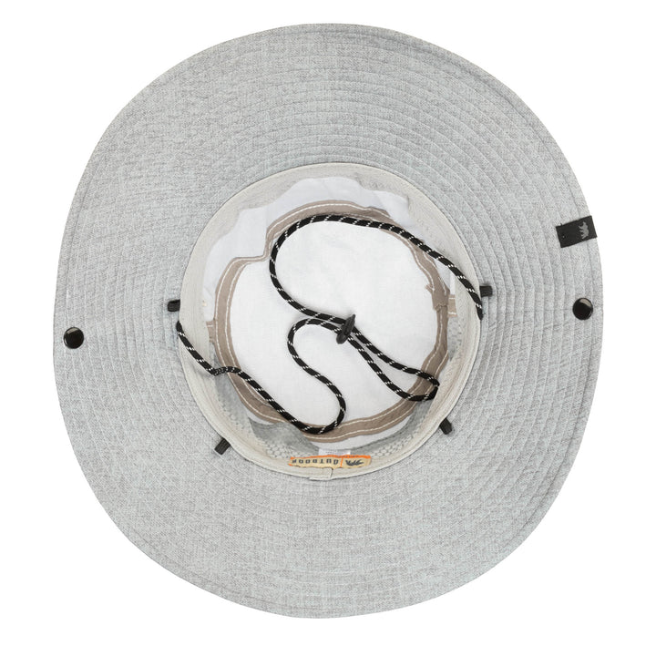Outdoor Boonie Hat with Neck Flap and Adjustable Chin Cord